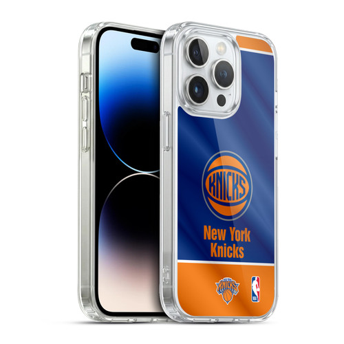 NBA New York Knicks Horizontal Banner Soft Gel Case for Apple iPhone 13 Pro & MagSafe