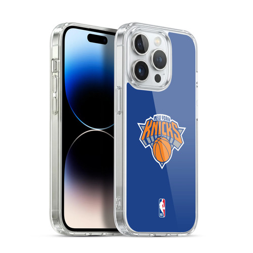 NBA New York Knicks Plain Soft Gel Case for Apple iPhone 13 Pro & MagSafe