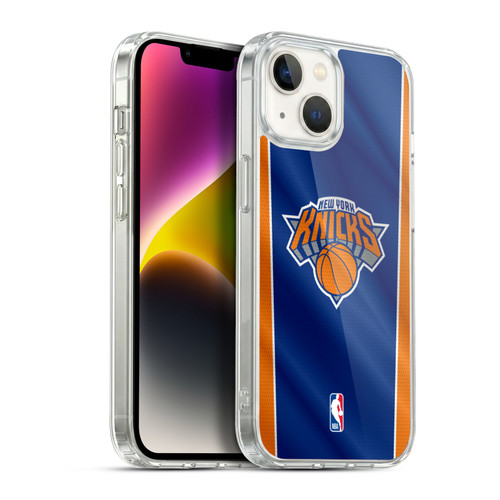 NBA New York Knicks Vertical Banner Soft Gel Case for Apple iPhone 14