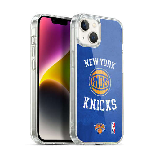 NBA New York Knicks Distressed Soft Gel Case for Apple iPhone 14 Plus & MagSafe