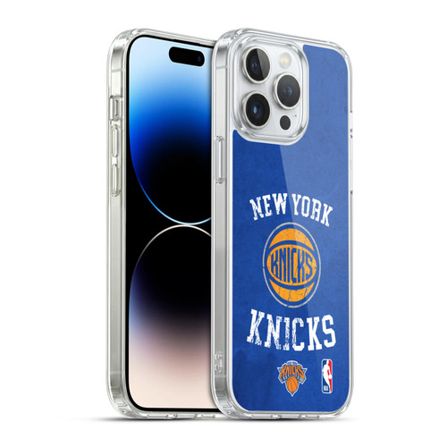 NBA New York Knicks Distressed Soft Gel Case for Apple iPhone 14 Pro Max & MagSafe