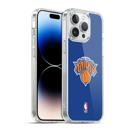 NBA New York Knicks Plain Soft Gel Case for Apple iPhone 14 Pro Max & MagSafe