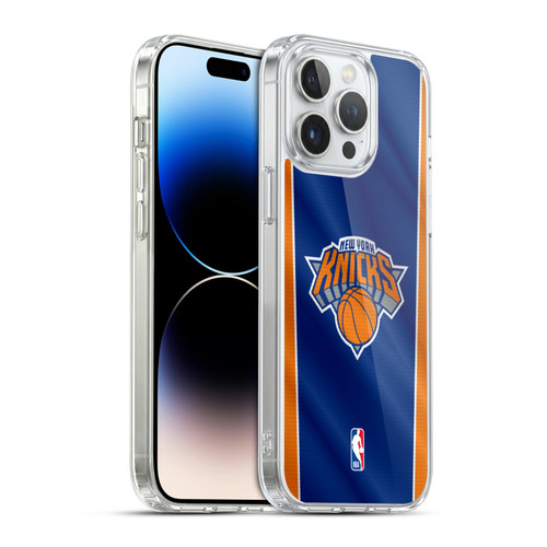 NBA New York Knicks Vertical Banner Soft Gel Case for Apple iPhone 14 Pro Max & MagSafe