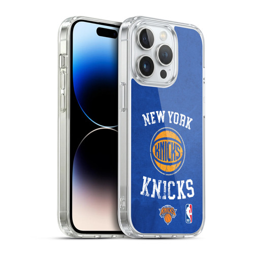 NBA New York Knicks Distressed Soft Gel Case for Apple iPhone 14 Pro & MagSafe