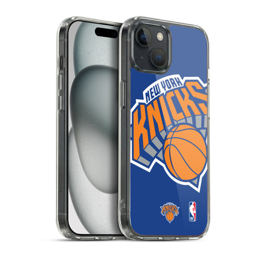 NBA New York Knicks Oversized Soft Gel Case for Apple iPhone 15 Plus & MagSafe