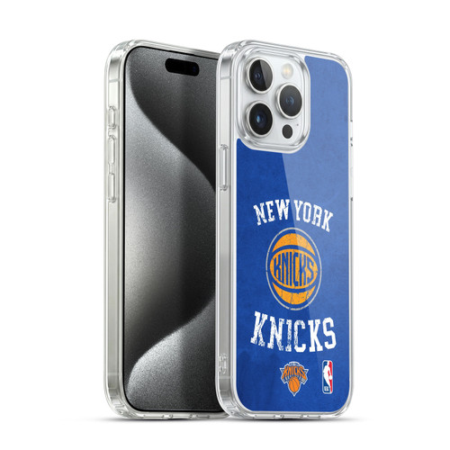 NBA New York Knicks Distressed Soft Gel Case for Apple iPhone 15 Pro Max & MagSafe