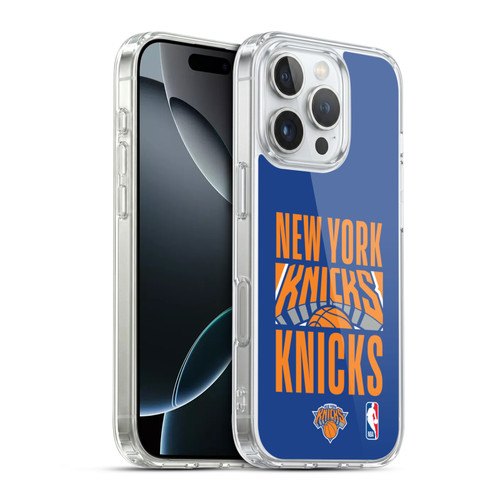 NBA New York Knicks Typography Soft Gel Case for Apple iPhone 16 Pro & MagSafe