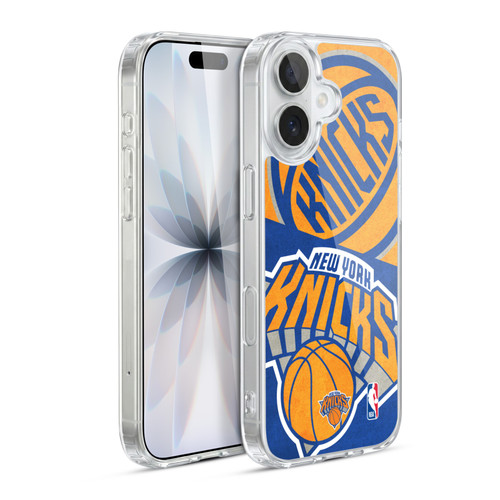 NBA New York Knicks Half Oversized Soft Gel Case for Apple iPhone 17