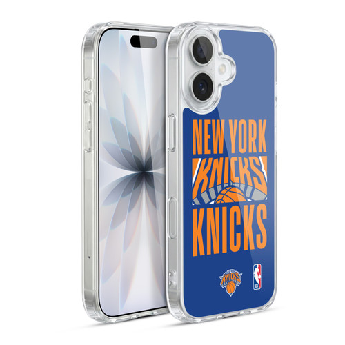 NBA New York Knicks Typography Soft Gel Case for Apple iPhone 17