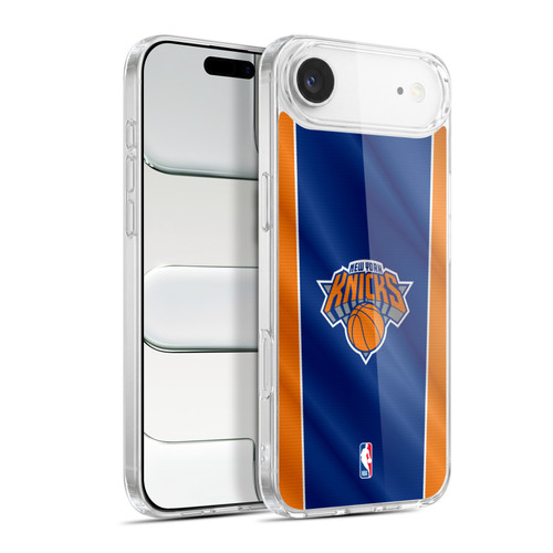 NBA New York Knicks Vertical Banner Soft Gel Case for Apple iPhone 17 Air