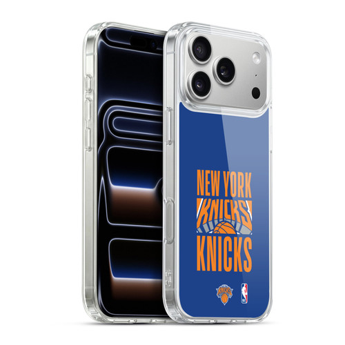 NBA New York Knicks Typography Soft Gel Case for Apple iPhone 17 Pro Max