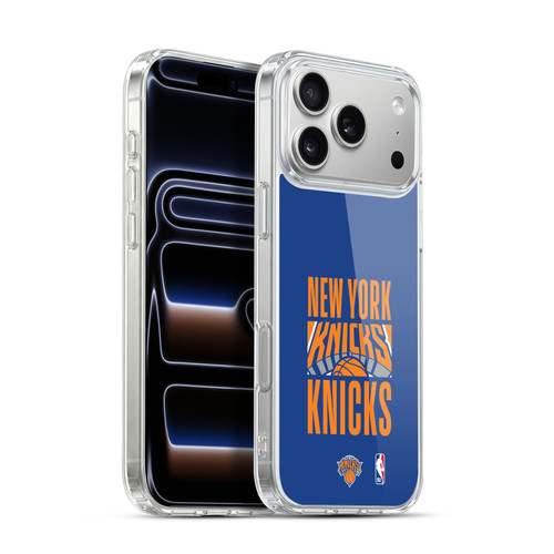 NBA New York Knicks Typography Soft Gel Case for Apple iPhone 17 Pro Max