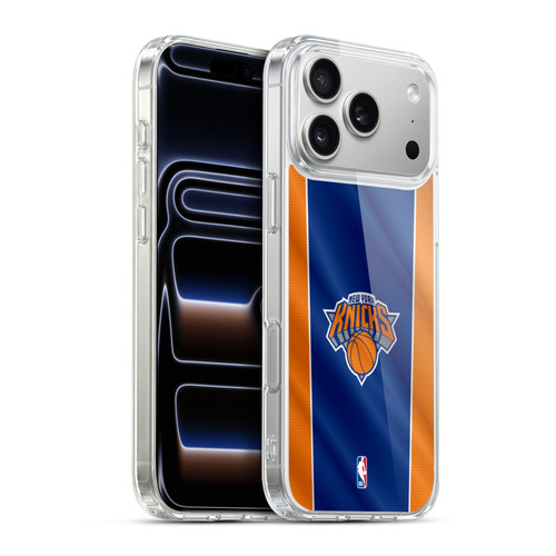 NBA New York Knicks Vertical Banner Soft Gel Case for Apple iPhone 17 Pro Max