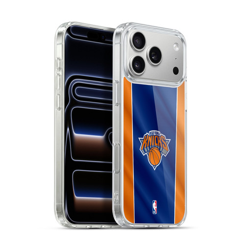 NBA New York Knicks Vertical Banner Soft Gel Case for Apple iPhone 17 Pro Max