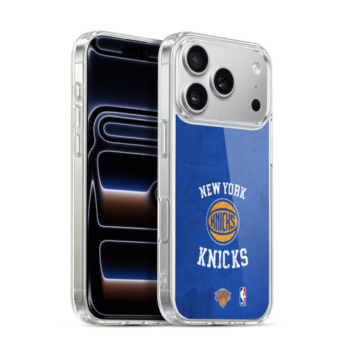 NBA New York Knicks Distressed Soft Gel Case for Apple iPhone 17 Pro