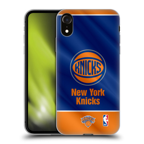 NBA New York Knicks Horizontal Banner Soft Gel Case for Apple iPhone XR