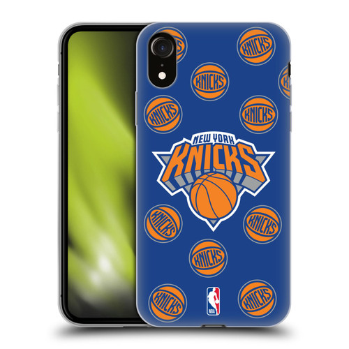 NBA New York Knicks Patterns Soft Gel Case for Apple iPhone XR
