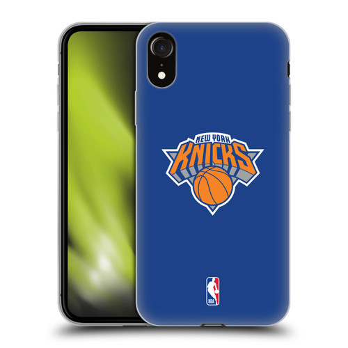 NBA New York Knicks Plain Soft Gel Case for Apple iPhone XR