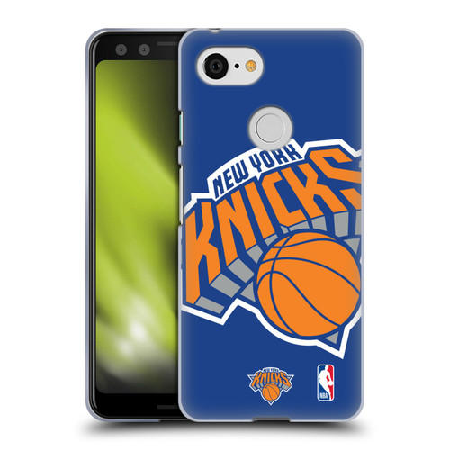 NBA New York Knicks Oversized Soft Gel Case for Google Pixel 3