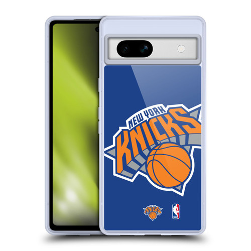 NBA New York Knicks Oversized Soft Gel Case for Google Pixel 7a