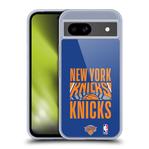 NBA New York Knicks Typography Soft Gel Case for Google Pixel 8a