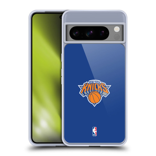 NBA New York Knicks Plain Soft Gel Case for Google Pixel 8 Pro