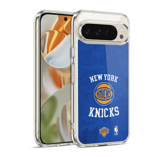 NBA New York Knicks Distressed Soft Gel Case for Google Pixel 9 / Pixel 9 Pro