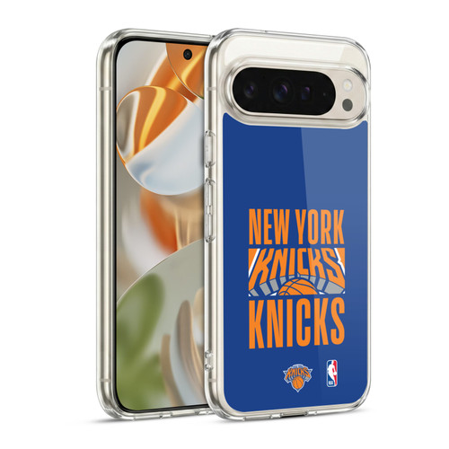 NBA New York Knicks Typography Soft Gel Case for Google Pixel 9 / Pixel 9 Pro