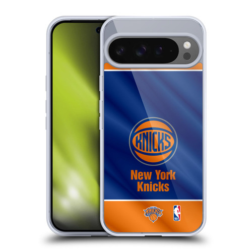 NBA New York Knicks Horizontal Banner Soft Gel Case for Google Pixel 9 Pro XL