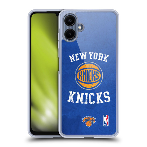 NBA New York Knicks Distressed Soft Gel Case for Samsung Galaxy A06 4G