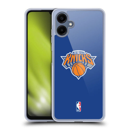 NBA New York Knicks Plain Soft Gel Case for Samsung Galaxy A06 4G