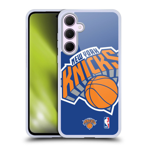 NBA New York Knicks Oversized Soft Gel Case for Samsung Galaxy A35 5G
