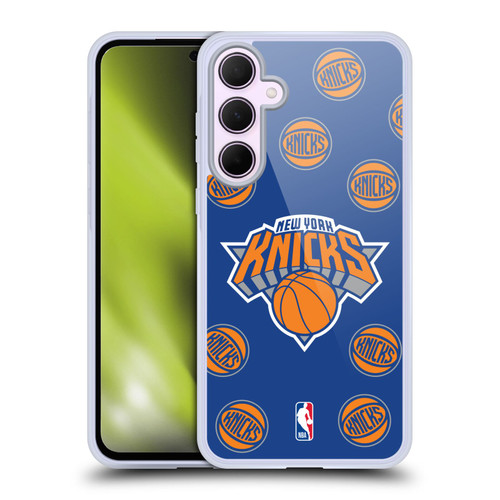 NBA New York Knicks Patterns Soft Gel Case for Samsung Galaxy A35 5G
