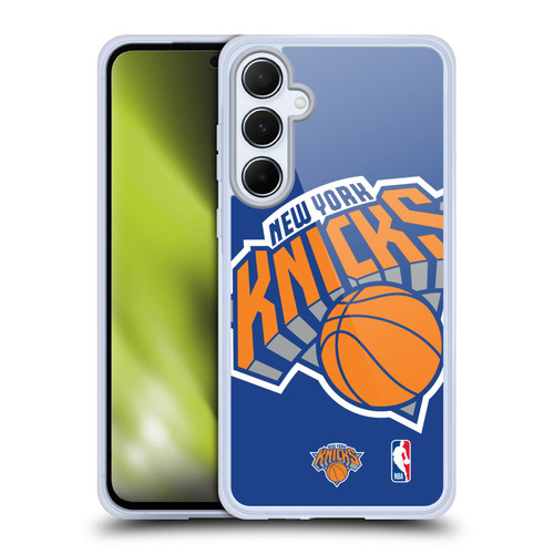 NBA New York Knicks Oversized Soft Gel Case for Samsung Galaxy A55 5G