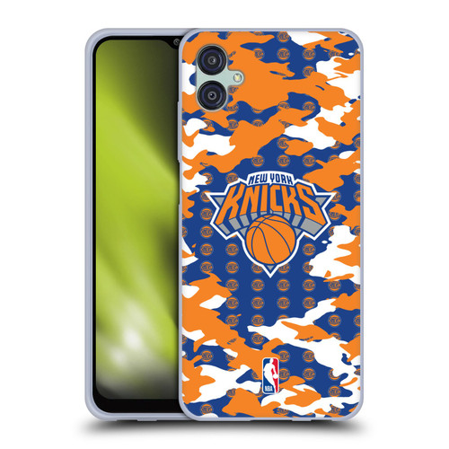 NBA New York Knicks Camouflage Soft Gel Case for Samsung Galaxy M04 5G / A04e