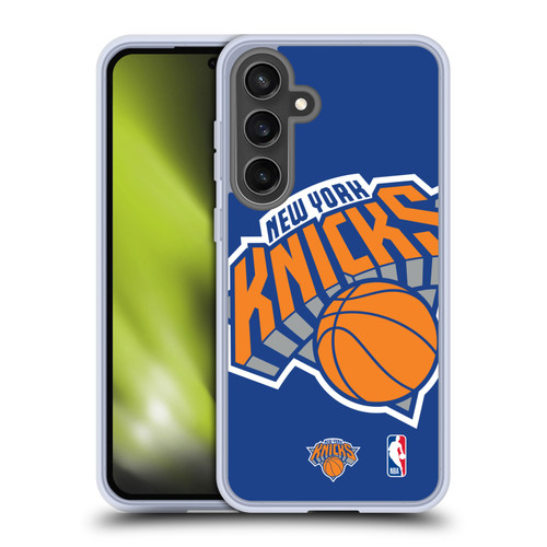 NBA New York Knicks Oversized Soft Gel Case for Samsung Galaxy S24 FE & MagSafe