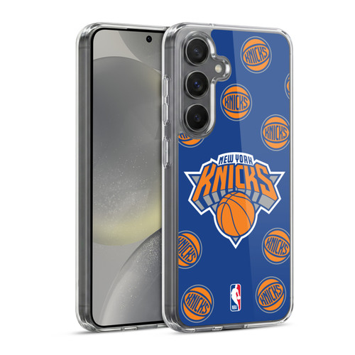 NBA New York Knicks Patterns Soft Gel Case for Samsung Galaxy S24 5G & MagSafe