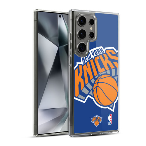 NBA New York Knicks Oversized Soft Gel Case for Samsung Galaxy S24 Ultra 5G & MagSafe