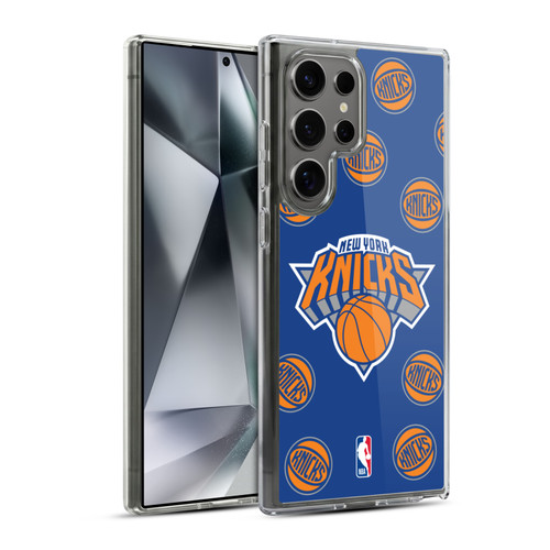 NBA New York Knicks Patterns Soft Gel Case for Samsung Galaxy S24 Ultra 5G & MagSafe