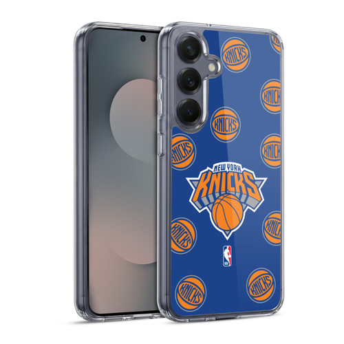 NBA New York Knicks Patterns Soft Gel Case for Samsung Galaxy S25 & MagSafe