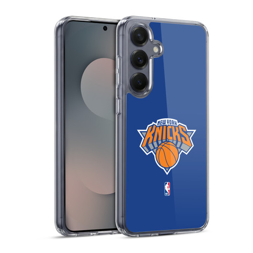 NBA New York Knicks Plain Soft Gel Case for Samsung Galaxy S25 & MagSafe