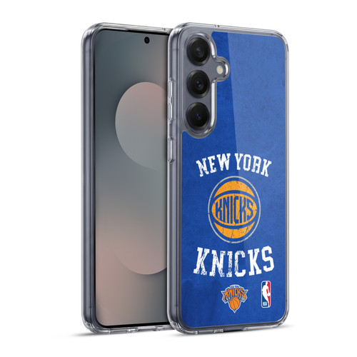 NBA New York Knicks Distressed Soft Gel Case for Samsung Galaxy S25+ & MagSafe