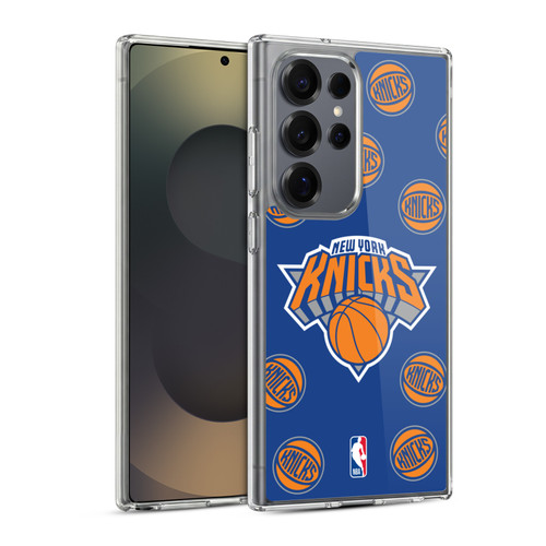 NBA New York Knicks Patterns Soft Gel Case for Samsung Galaxy S25 Ultra & MagSafe