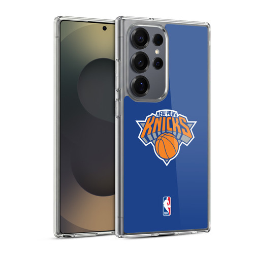 NBA New York Knicks Plain Soft Gel Case for Samsung Galaxy S25 Ultra & MagSafe