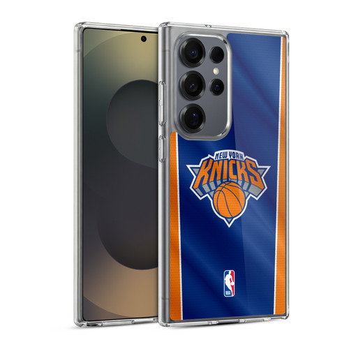 NBA New York Knicks Vertical Banner Soft Gel Case for Samsung Galaxy S25 Ultra & MagSafe