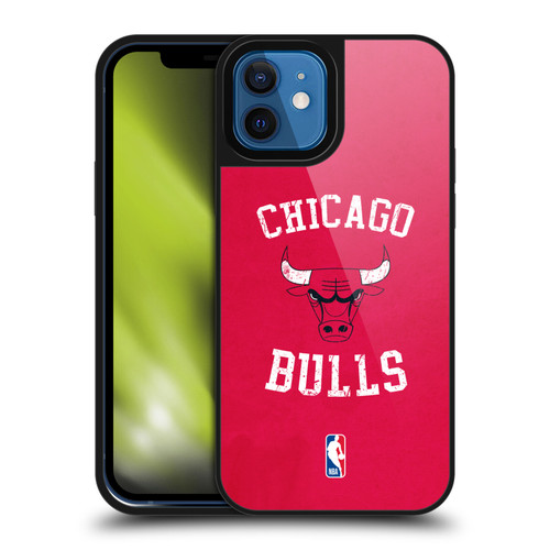 NBA Chicago Bulls Distressed Gel Armour Case For Apple iPhone 12 / iPhone 12 Pro