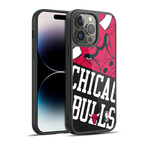 NBA Chicago Bulls Half Oversized Gel Armour Case For Apple iPhone 14 Pro Max