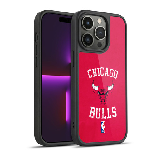 NBA Chicago Bulls Distressed Gel Armour Case For Apple iPhone 14 Pro