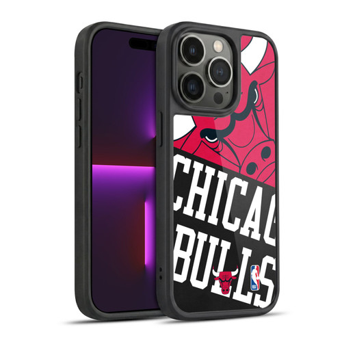 NBA Chicago Bulls Half Oversized Gel Armour Case For Apple iPhone 14 Pro