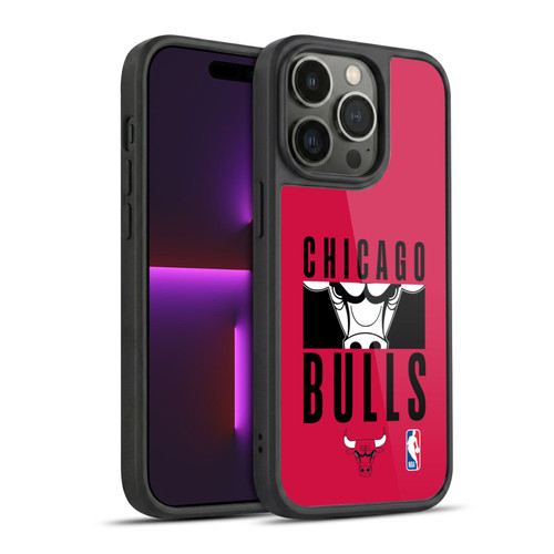 NBA Chicago Bulls Typography Gel Armour Case For Apple iPhone 14 Pro